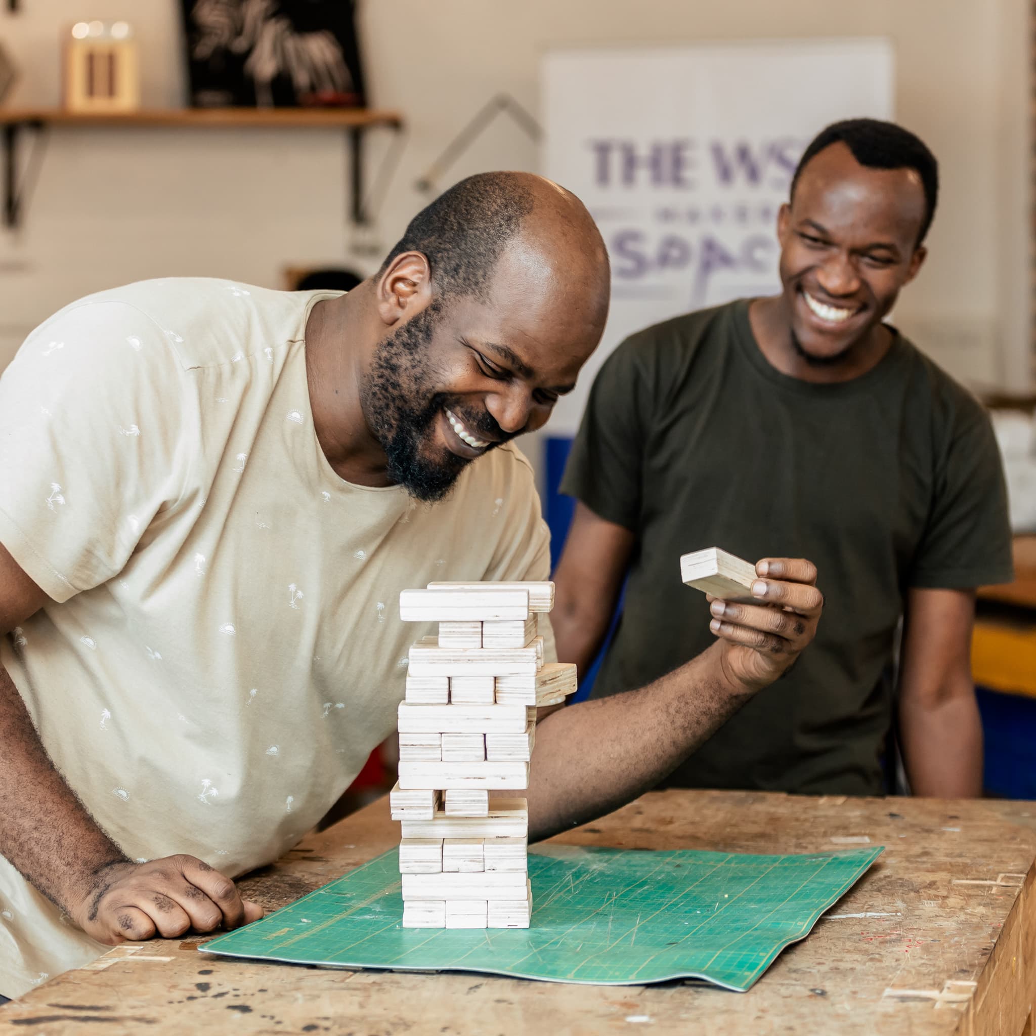 WSH Kigali - Made in Makerspace - Jenga-Spiel